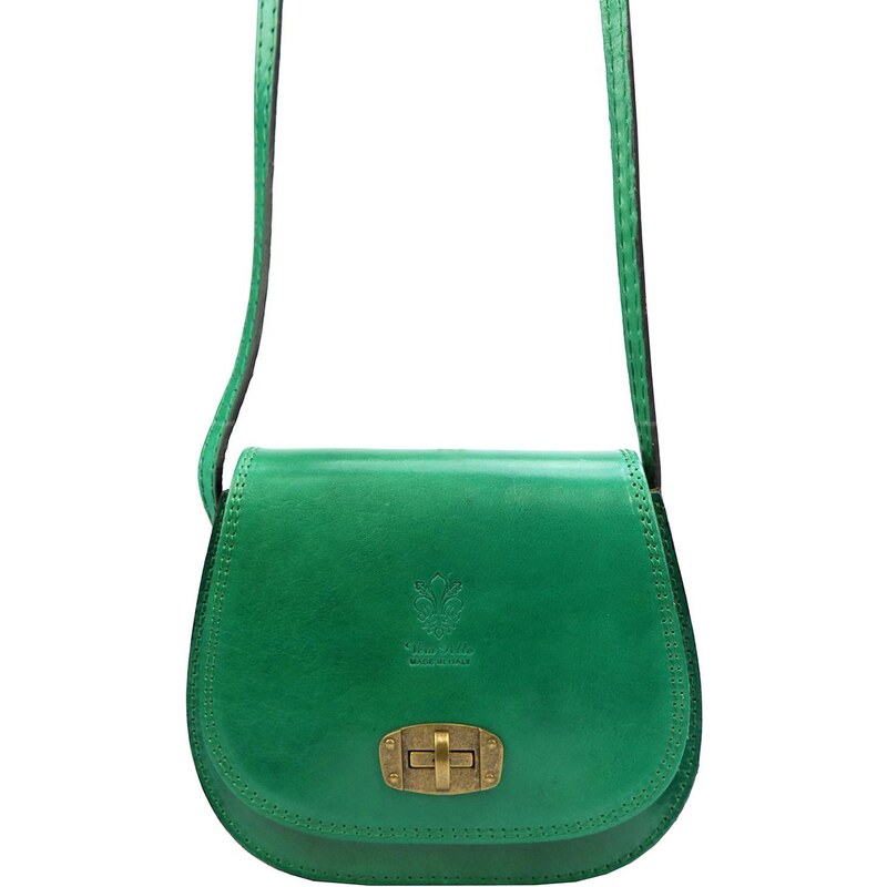 Kožená crossbody kabelka Gregorio 117 světle zelená