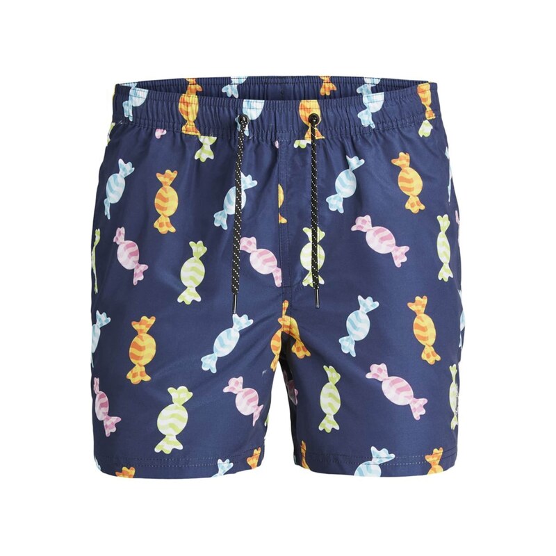 JACK & JONES Plavecké šortky Fiji světlemodrá / tmavě modrá /