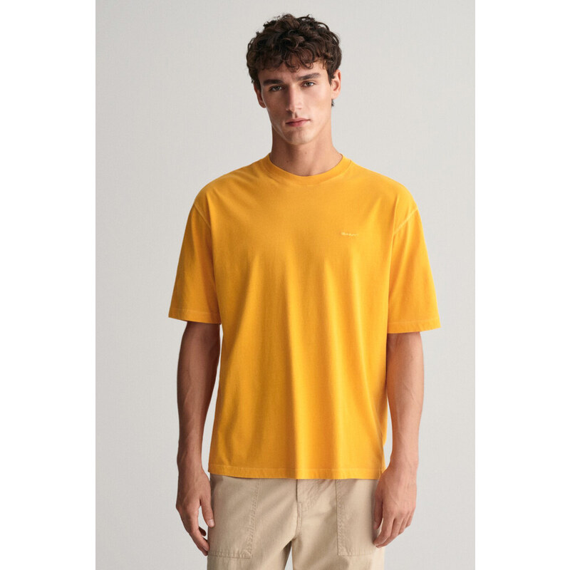 TRIČKO GANT SUNFADED SS T-SHIRT MEDAL YELLOW