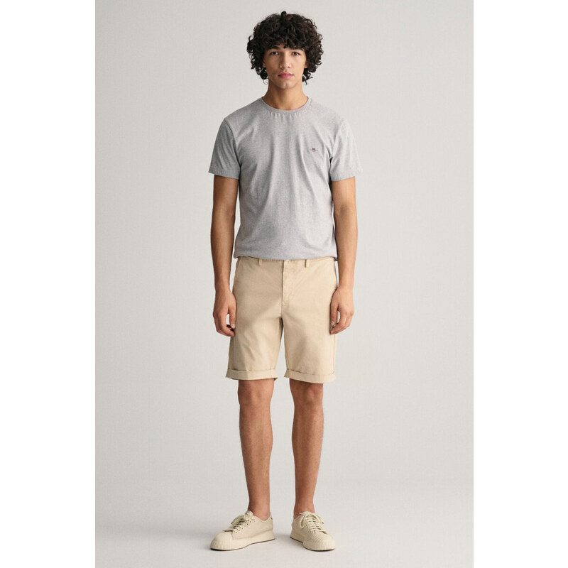 ŠORTKY GANT REG SUNFADED SHORTS CREAM