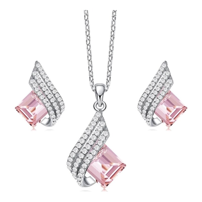 GRACE Silver Jewellery Stříbrná souprava šperků Swarovski Elements 92084951