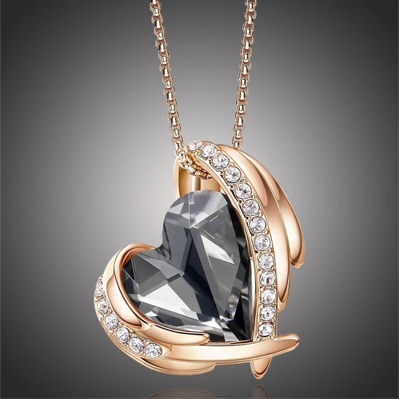 Éternelle Náhrdelník Swarovski Elements Amorita Gold Black 92089258