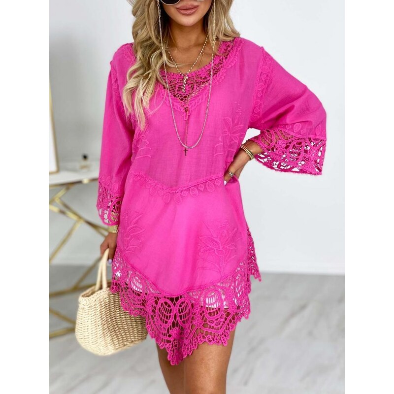 Fashionweek Tunika španělského typu ve stylu boho IT-BOHO CORAL 92104144