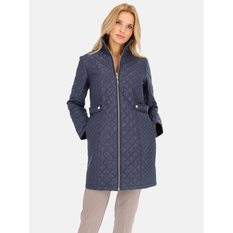 PERSO Womans Elegant quilted spring summer womens coat