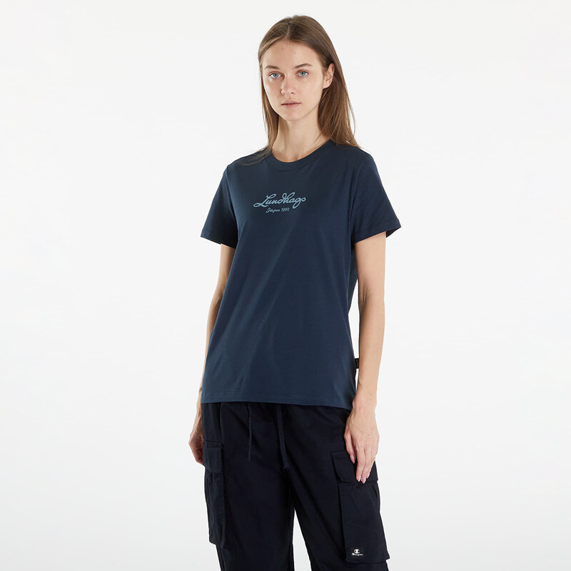 Tričko Lundhags Järpen Logo T-Shirt W Deep Blue M 92137388