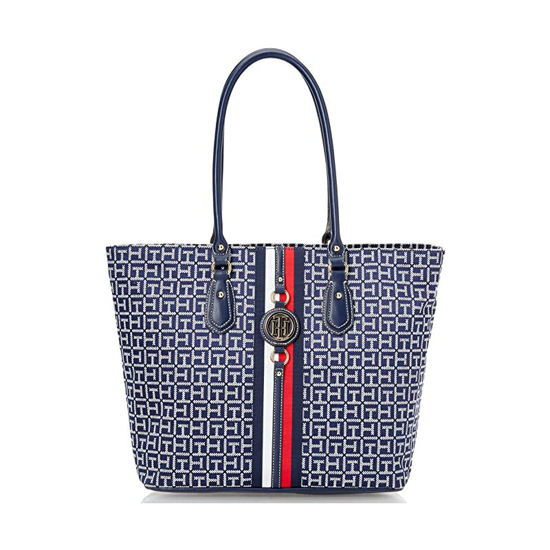 Tommy Hilfiger Tote Bag Jaden Navy White