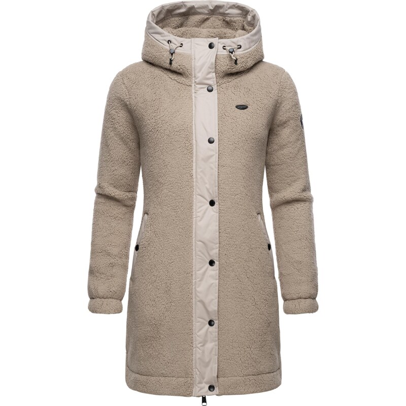 Ragwear Fleecová mikina Cousy béžová / starobéžová / černá 108756060