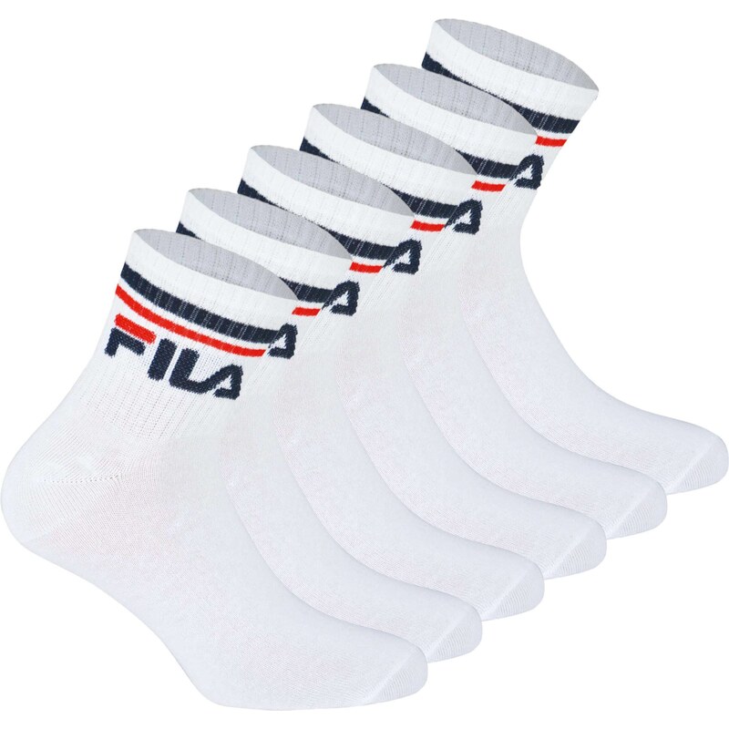 FILA Sportovní ponožky námořnická modř / krvavě červená / bílá 106144845