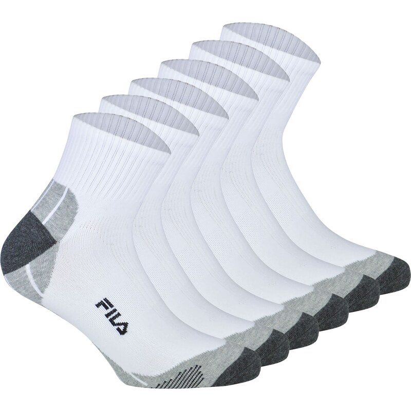 FILA Sportovní ponožky šedá / zelená / černá