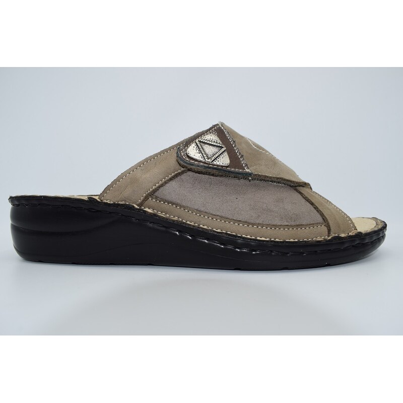 MufObuv dámský pantofel 8935T SDRY TAUPE 92152198