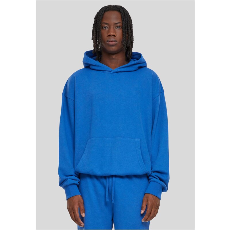 Urban Classics Pánská mMikina Light Terry Hoody - modrá