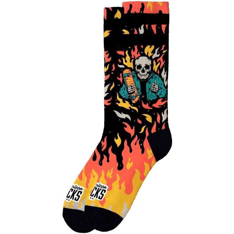 PONOŽKY AMERICAN SOCKS Welcome to Hell - černá - 92152906