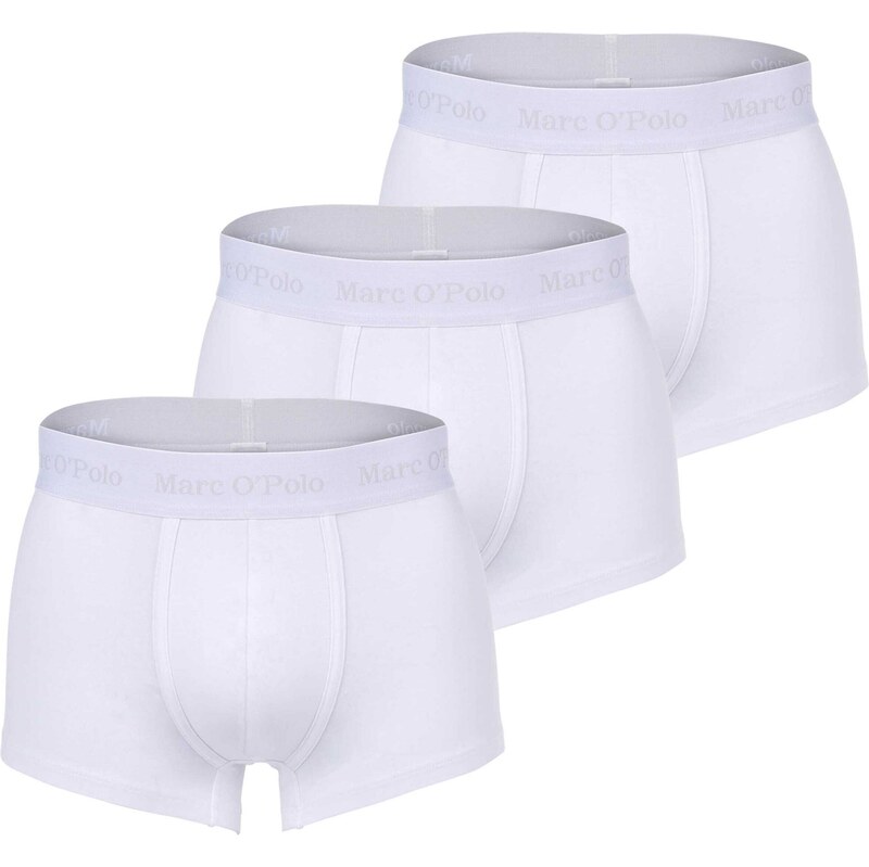Marc OPolo Boxerky Essentials světle šedá / bílá