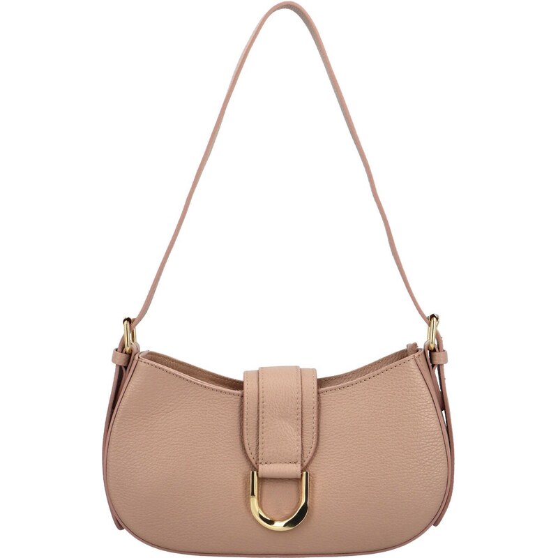 Delami Vera Pelle Stylová dámská kožená crossbody Vodie, růžová