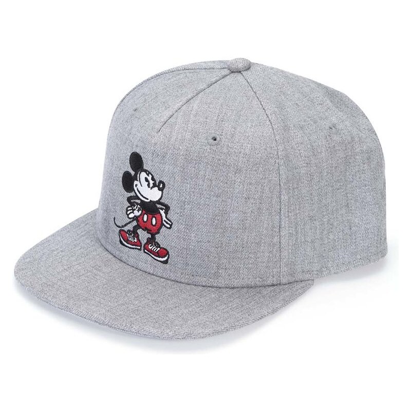 Šedá kšiltovka s Mickey Mousem Vans Disney Snapback