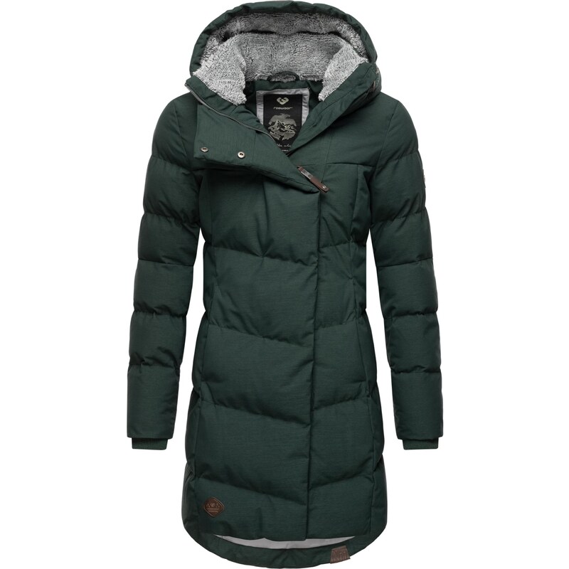 Ragwear Zimní kabát Pavla tmavě zelená 99036282