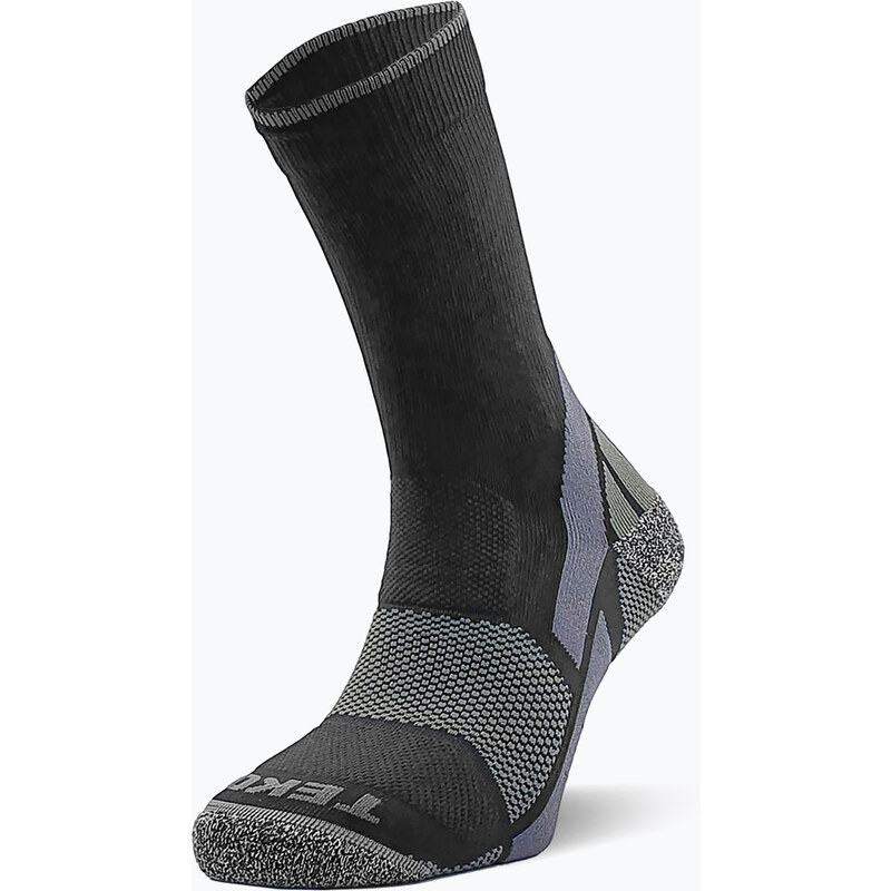 TEKO Light Boot Crew Height trekové ponožky černé
