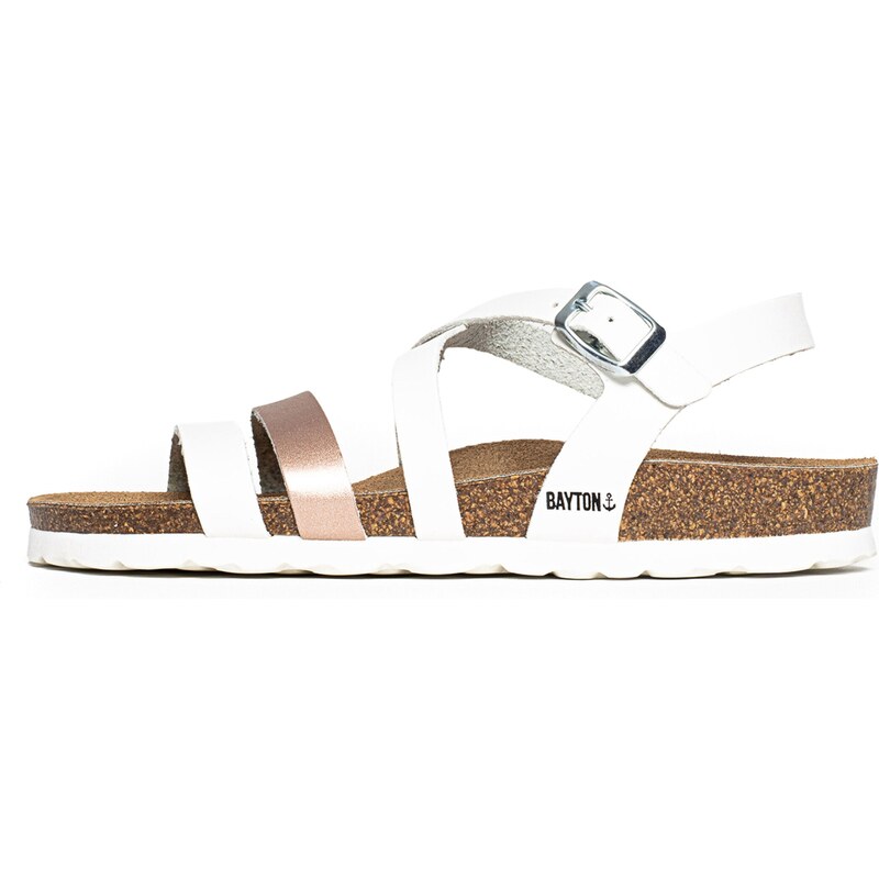 Bayton Páskové sandály pink / bílá 93770770