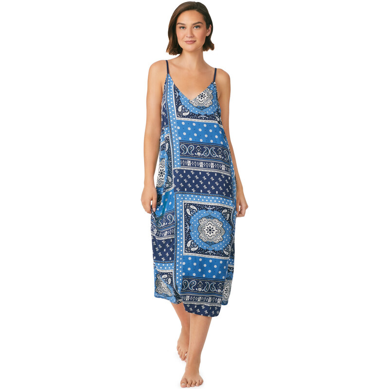 Dámská noční košile YI60015 454 modrá - DKNY