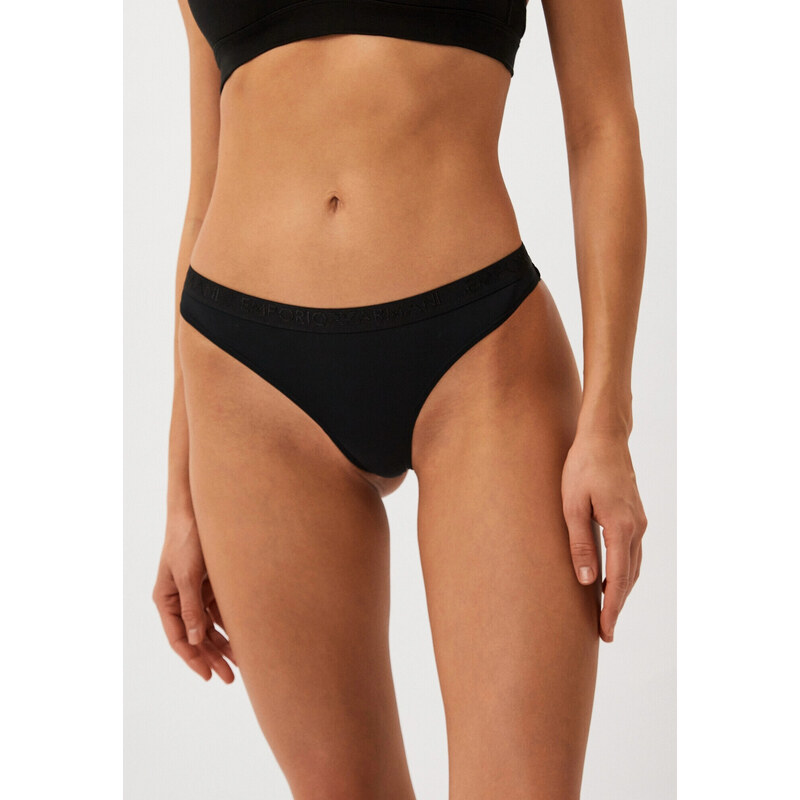 Dámské kalhotky 164799 3F204 00020 černé - Emporio Armani 92227399