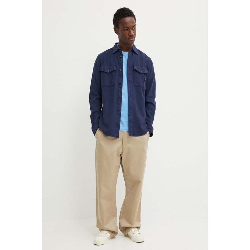 Bavlněná košile G-Star Raw Marine Slim