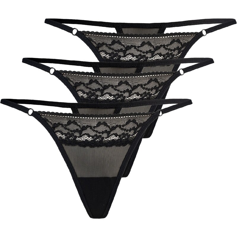 TEYLI Tanga Erori černá 94505402