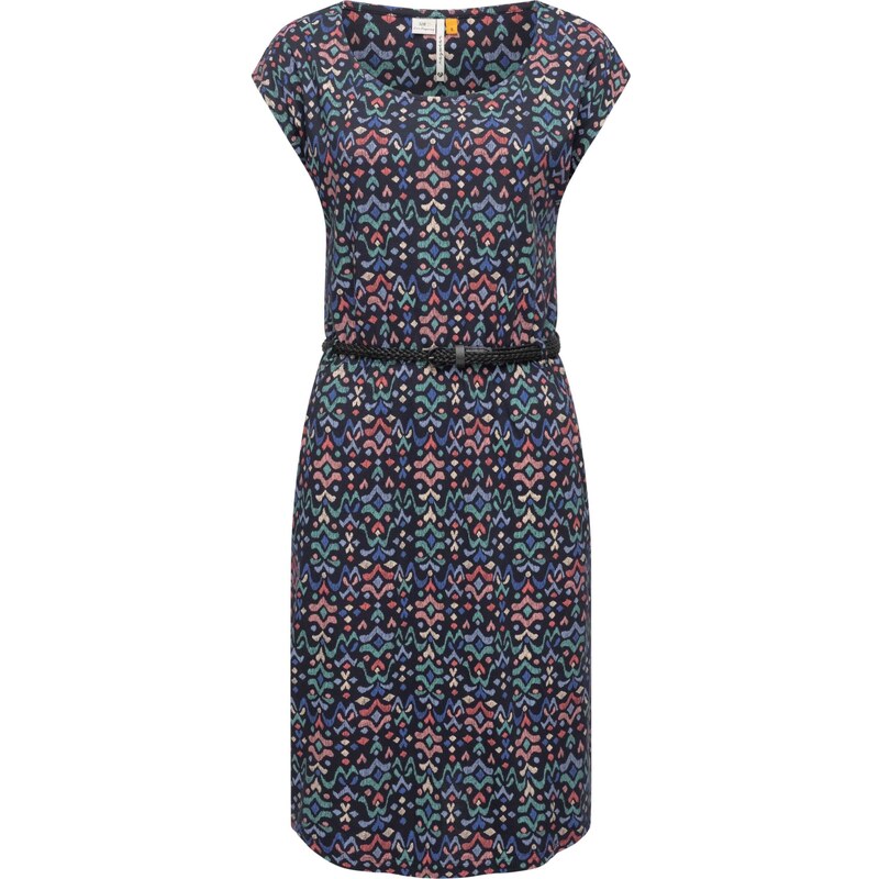 Ragwear Šaty 'Lilithe Ikat' tmavě modrá / pink