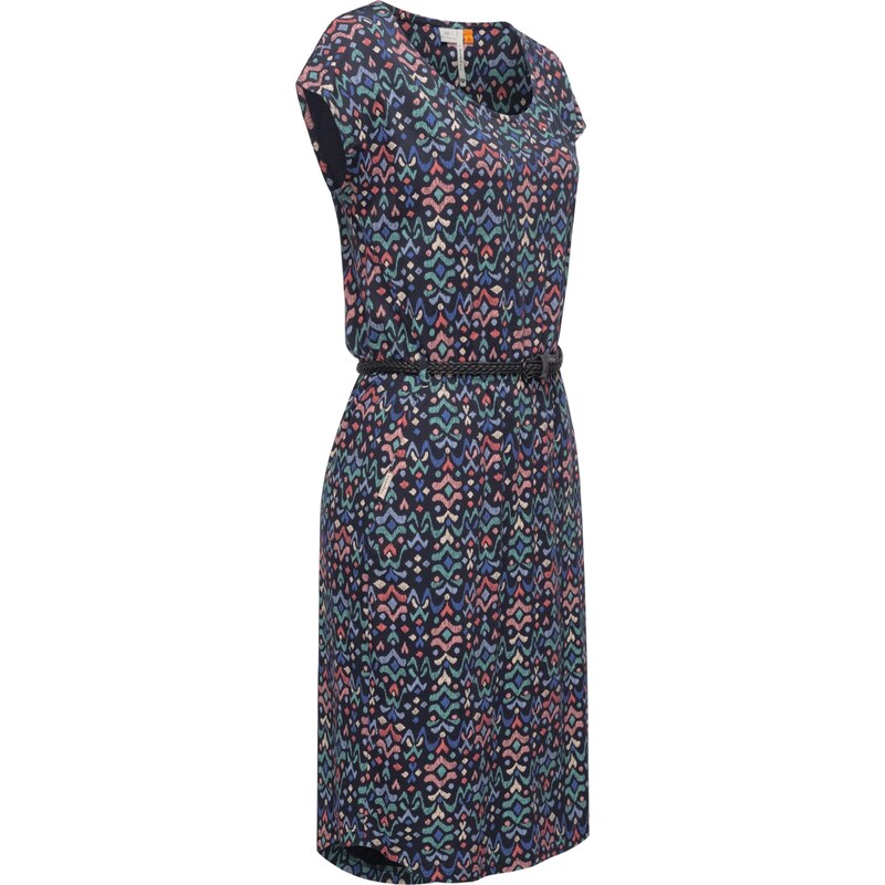 Ragwear Šaty 'Lilithe Ikat' tmavě modrá / pink