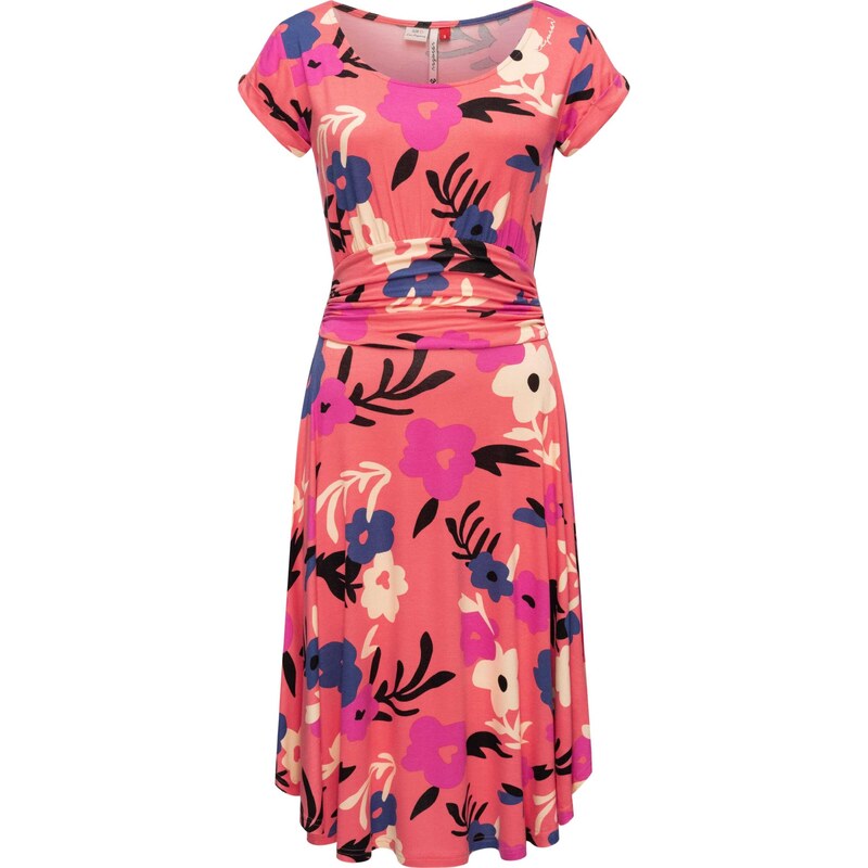 Ragwear Šaty 'Yvone' béžová / oranžová / pink / černá