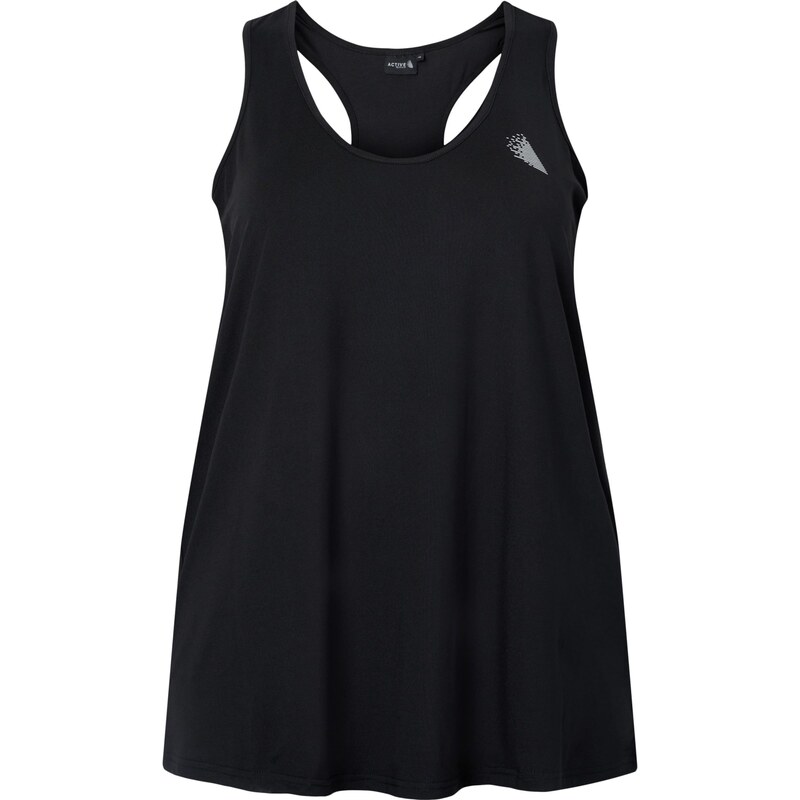 Active by Zizzi Sportovní top světle šedá / černá 113587552