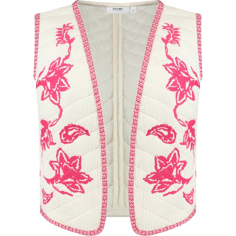 Shiwi Vesta GILET pink / bílá 94425700