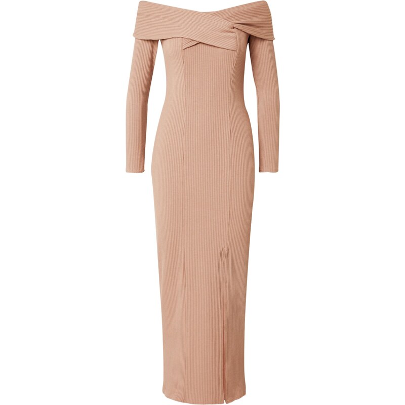 Closet London Šaty mokka 109496767
