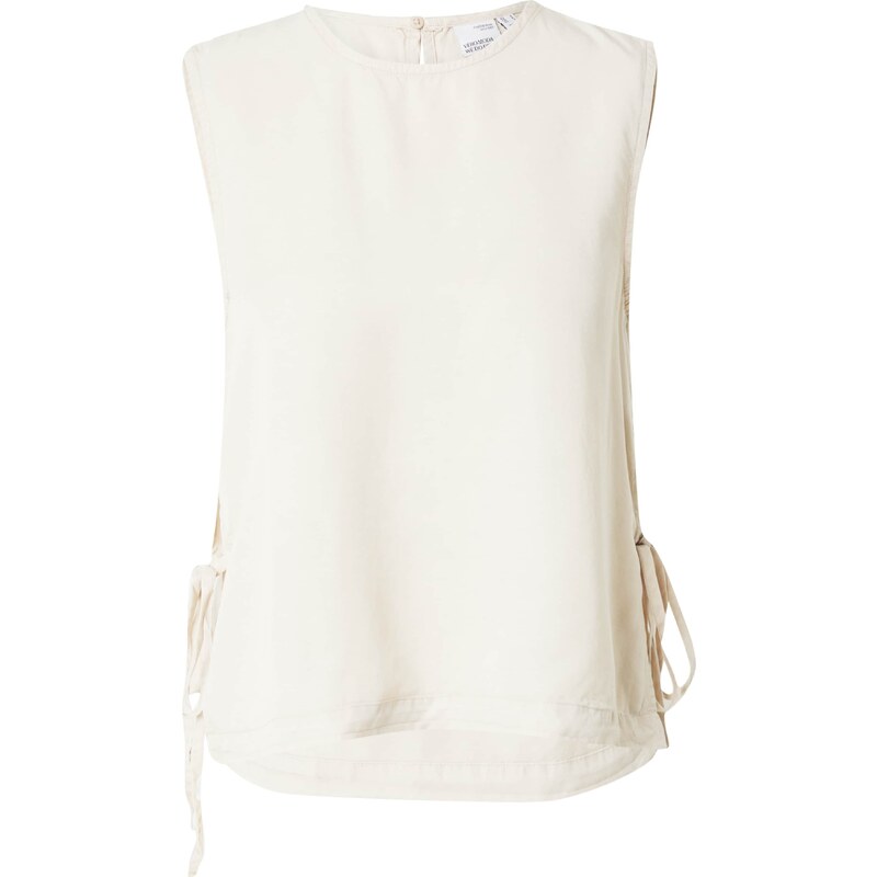 VERO MODA Top BREE světle šedá