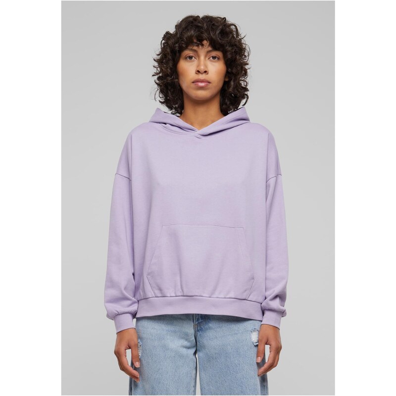 Urban Classics Dámská mMikina Light Terry Oversized Hoodie - fialová 107076271