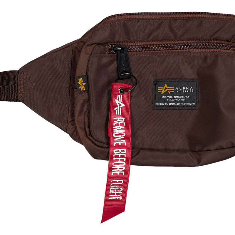 Alpha Industries Ledvinka Crew Waist Bag hunter brown