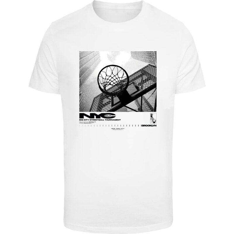 Mister Tee Pánské tričko NYC Ballin - bílé