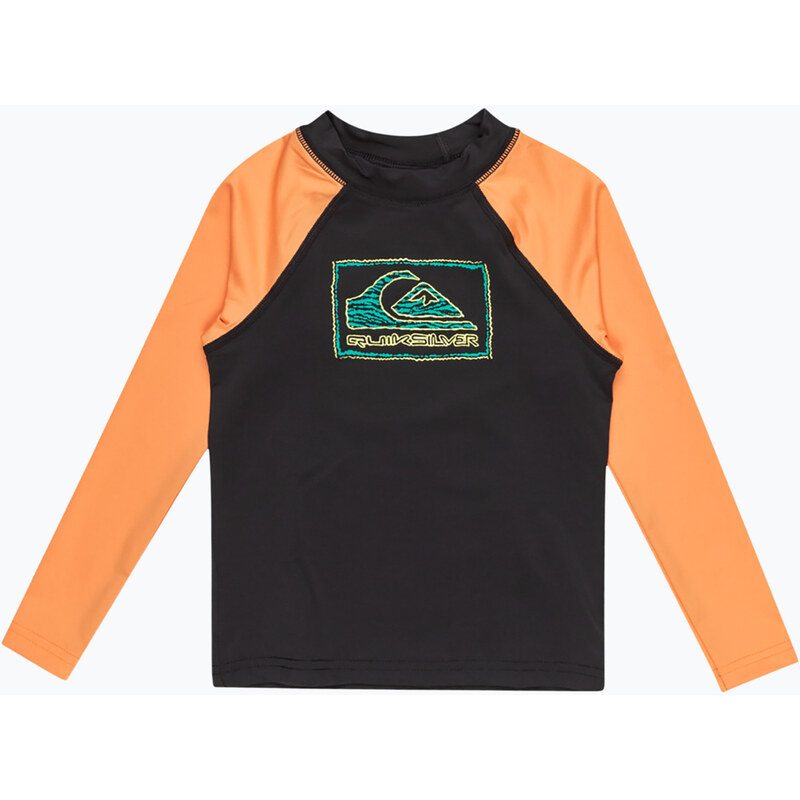 Quiksilver Everyday UPF50 black/tangerine dětské plavky s