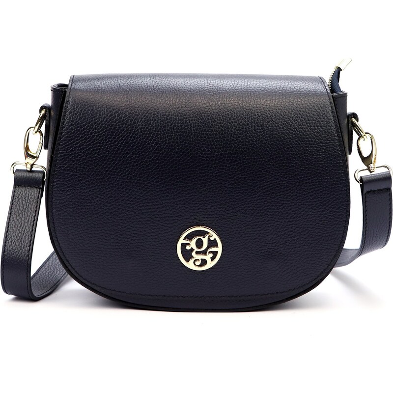 Kožená crossbody kabelka Gregorio 1706-2 modrá