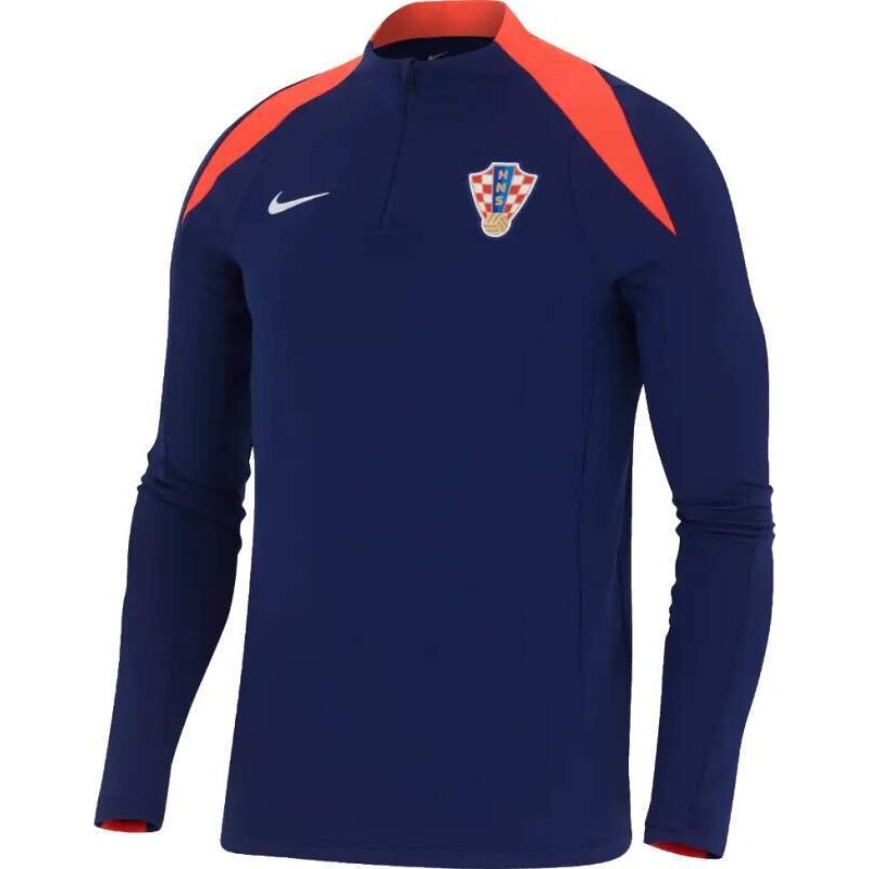 Pánská mikina Nike Chorvatsko 2024 Strike Drill Top modrá