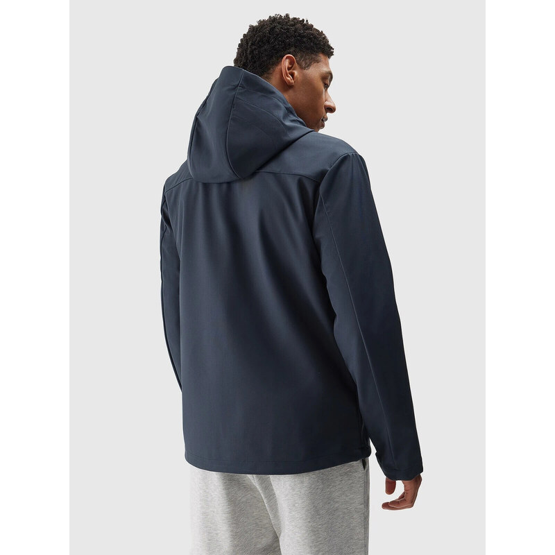 Pánská větruodolná bunda softshell membrána 8000 4F - šedá