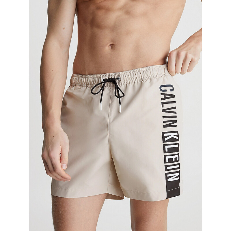 Calvin Klein pánské béžové plavky
