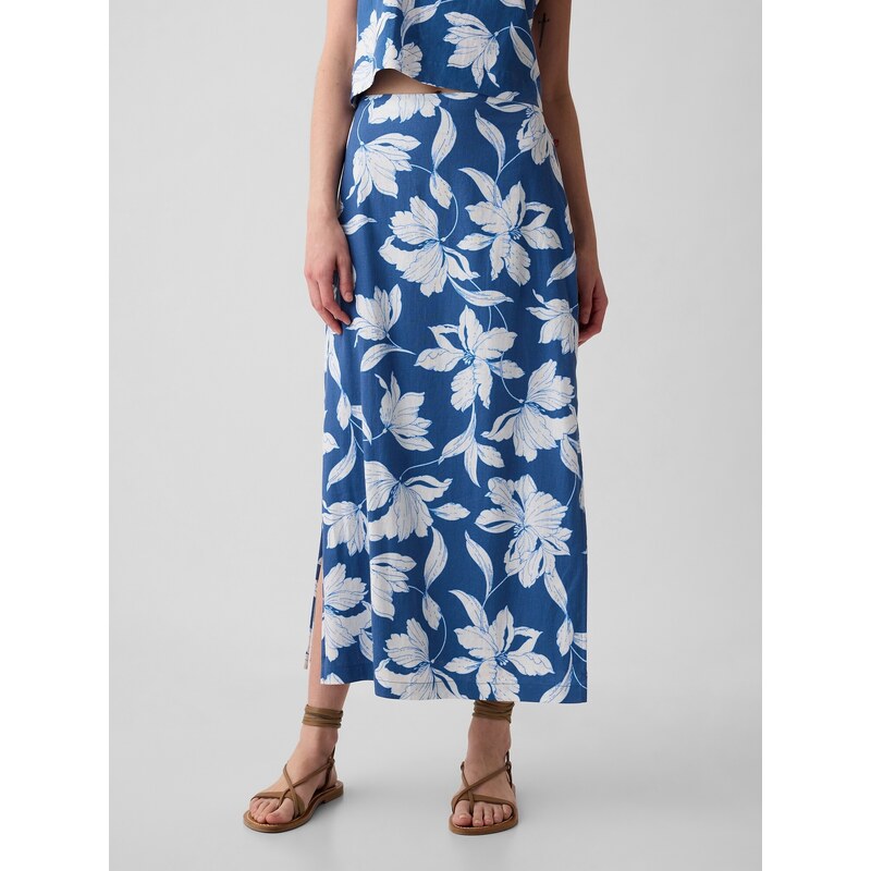 GAP Dámské Lněná maxi sukně 480063-02 109644665