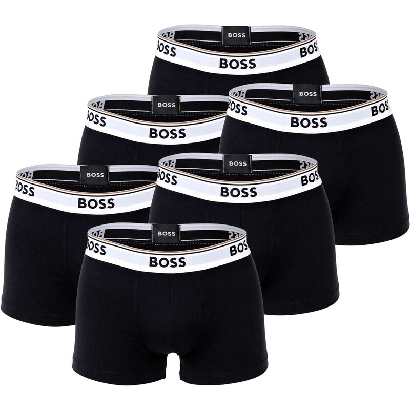 BOSS Boxerky hnědá / černá / bílá