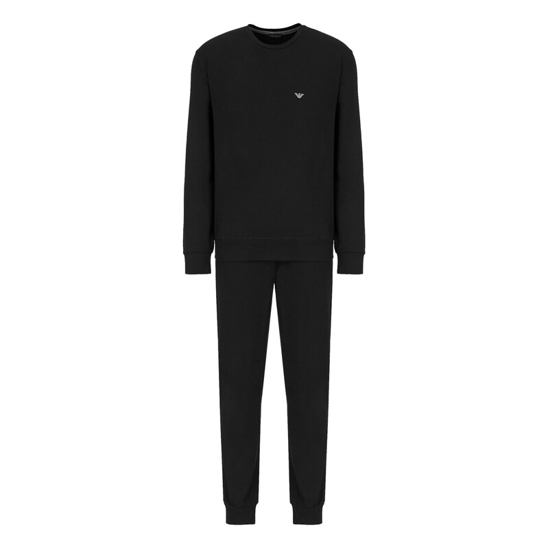 Emporio Armani Pyžamo dlouhé černá