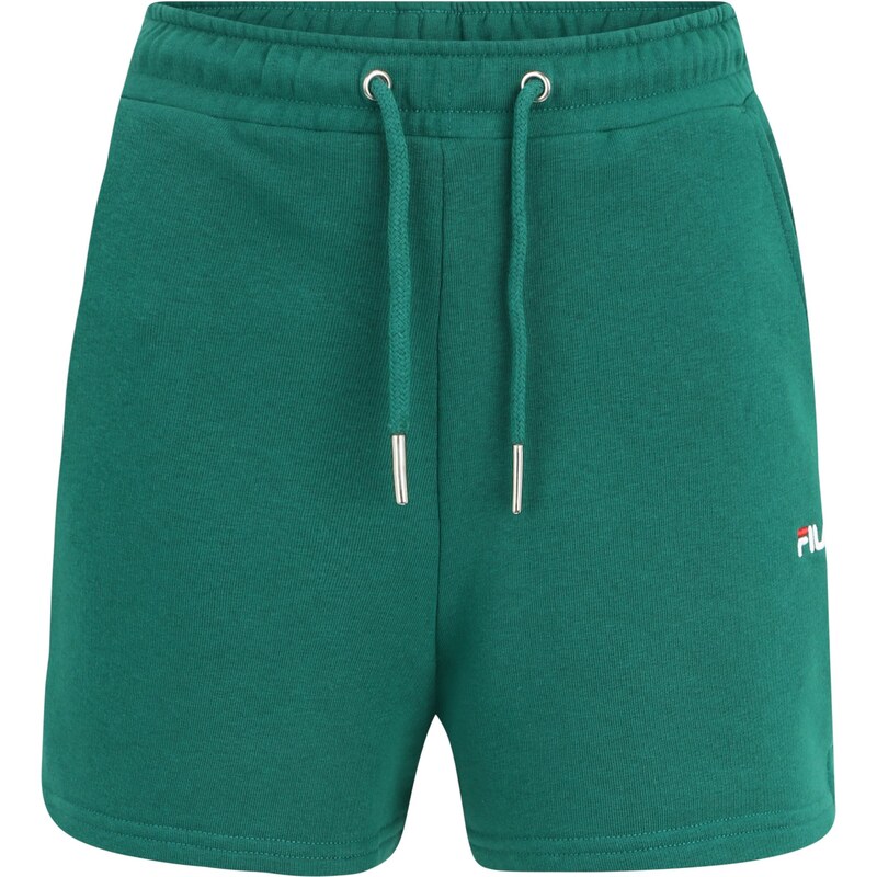 FILA Sportovní kalhoty zelená / červená / bílá