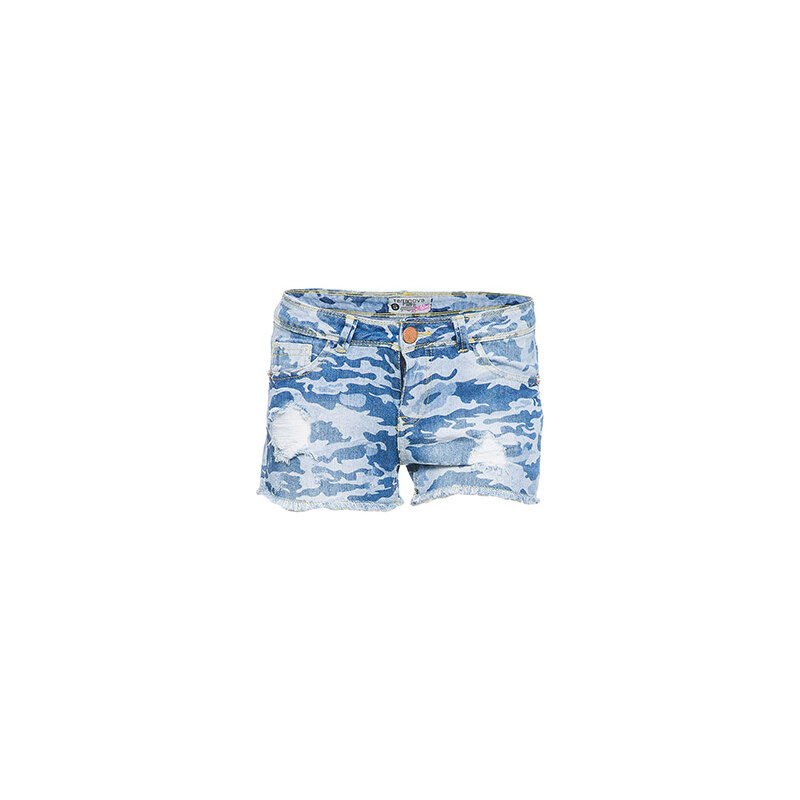 Terranova Camouflage denim shorts