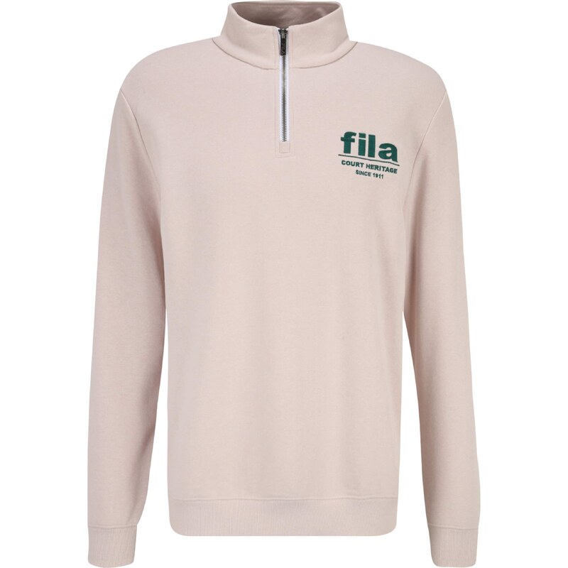 FILA Mikina  LISBON béžová / tmavě zelená