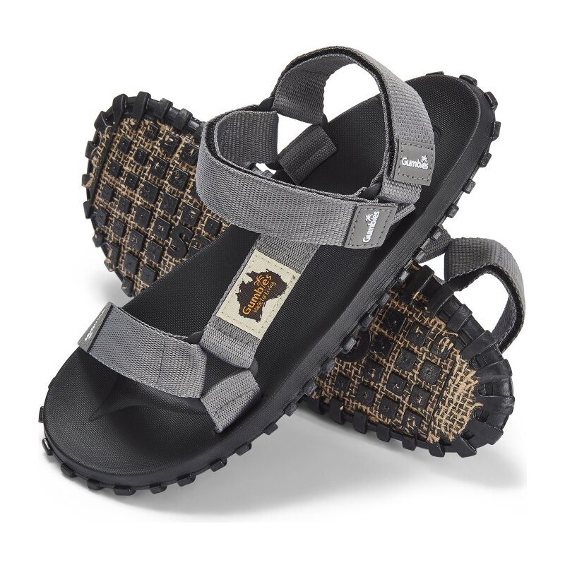 Gumbies Sandály Scrambler Grey