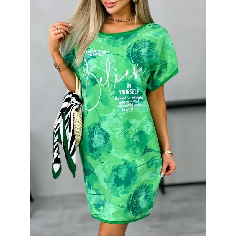 Fashionweek Dámské šaty volného střihu ze bavlny IT-SARCO 92400436