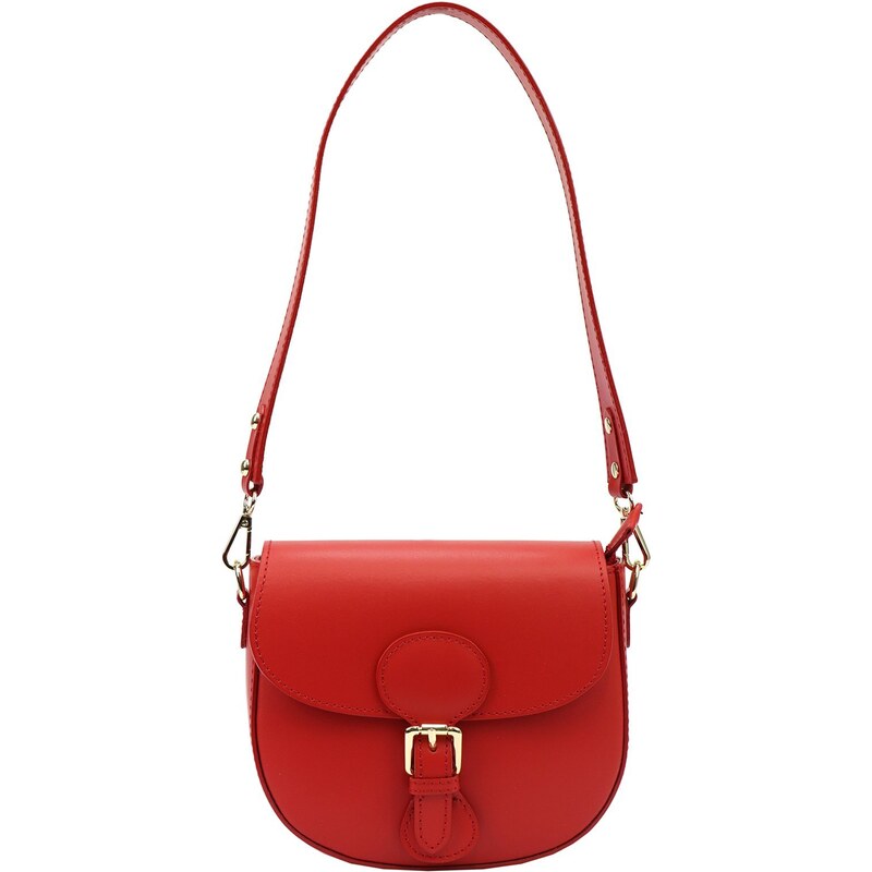 Kožená crossbody kabelka Luka 19-59-2 červená 92400390